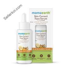 Mamaearth skin correct face serum with niacinamide and ginger extract for acne marks  scars 30.0 ml (30ml)